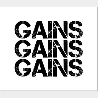 Gains Posters and Art